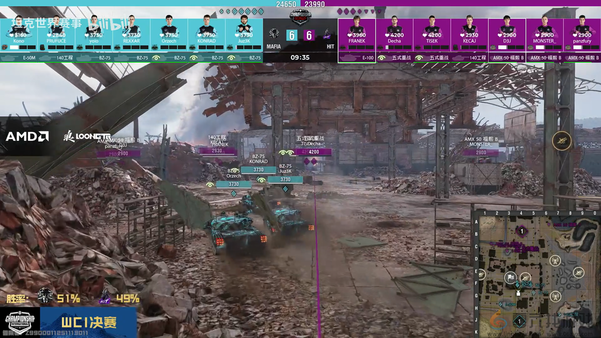 坦克世界新王登基！MAFIA鏖战七图，终结H&R卫冕之路勇夺2025WCI冠军(图4)