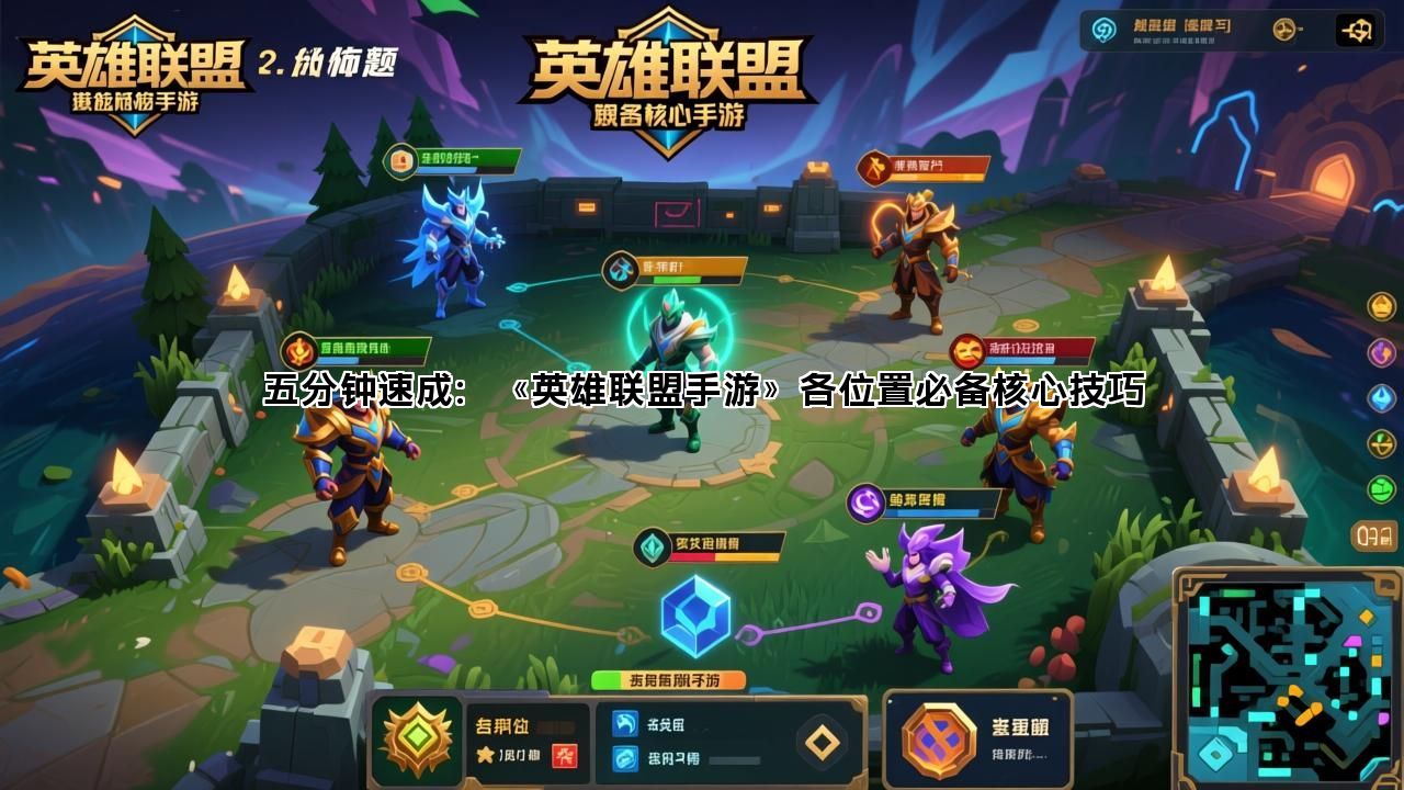 五分钟速成：《英雄联盟手游》各位置必备核心技巧(图1)